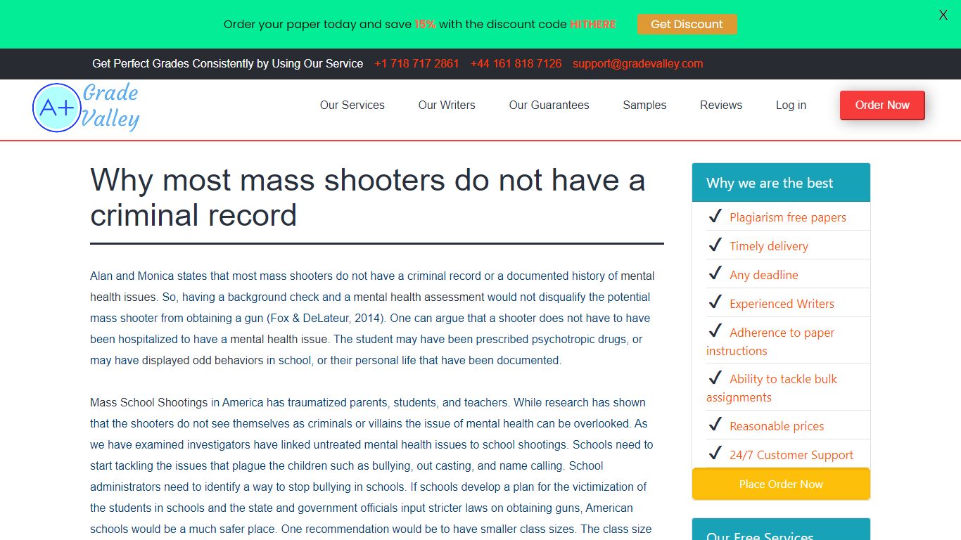 Why most mass shooters do not have a criminal record